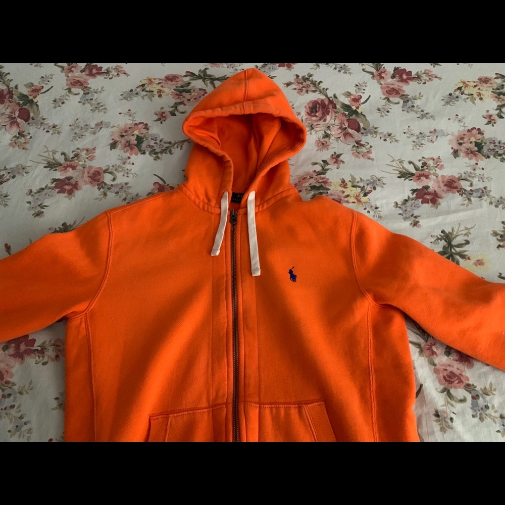 Ralph Lauren orange hoodie